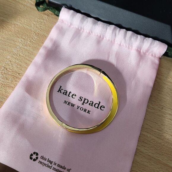 Kate Spade Gold and Yellow Bangle Bracelet - Picture 5 of 5